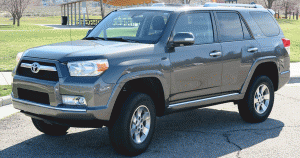 Gray 2016 Toyota 4Runner parked outside at a public park