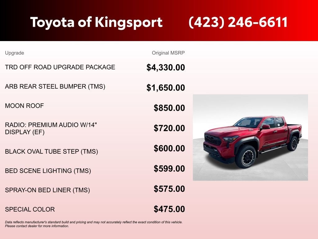2026 Toyota Tacoma i-FORCE MAX Tacoma TRD Off-Road