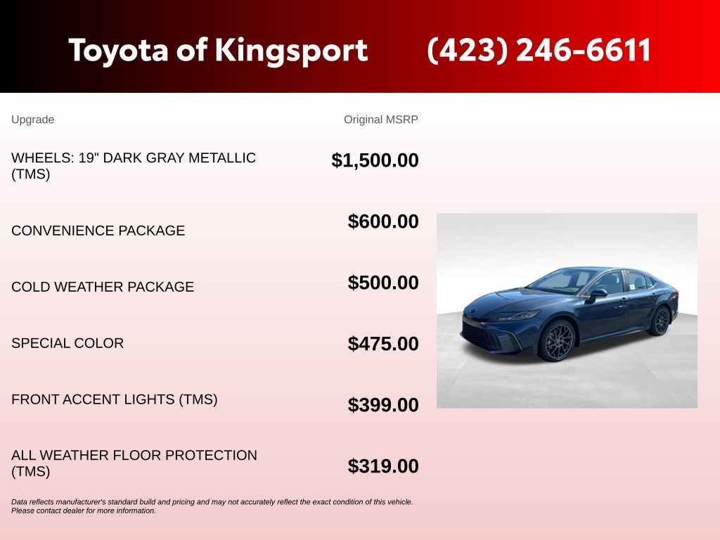 2026 Toyota Camry SE AWD