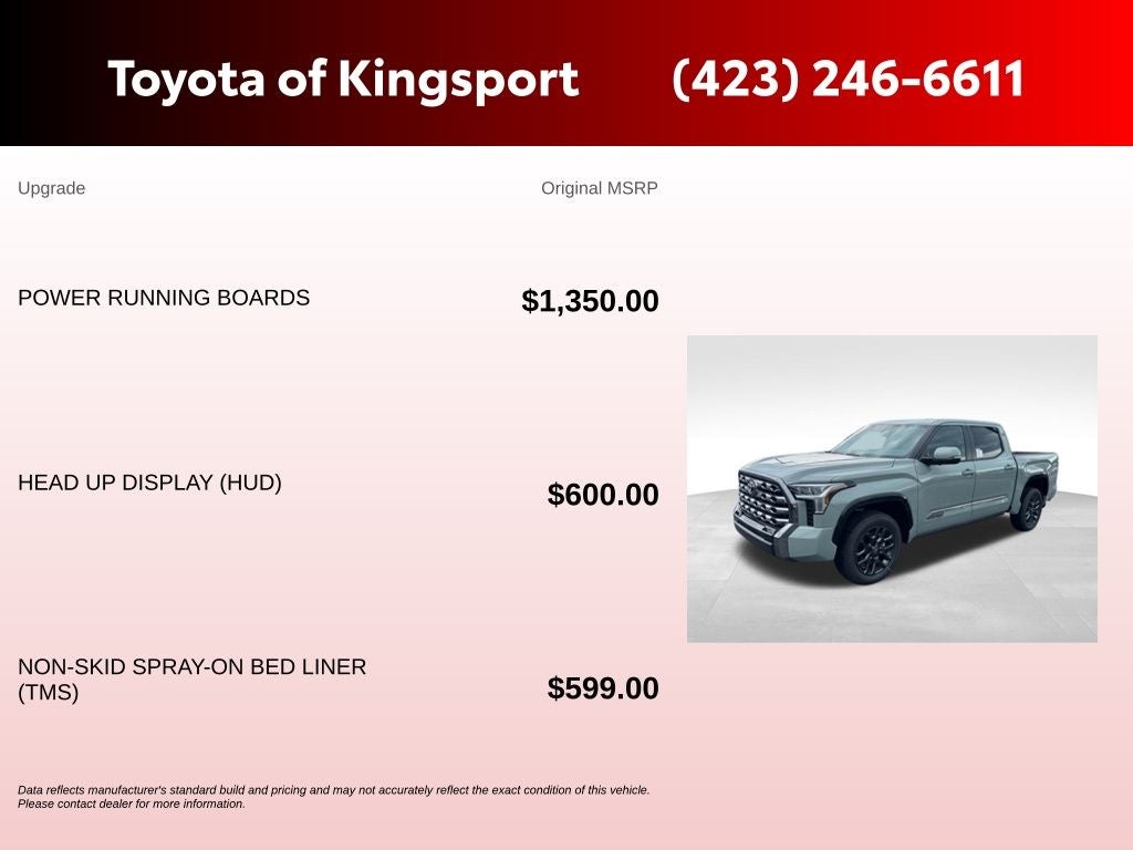 2026 Toyota Tundra Platinum
