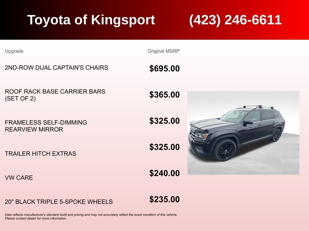 2019 Volkswagen Atlas SEL Premium 4Motion