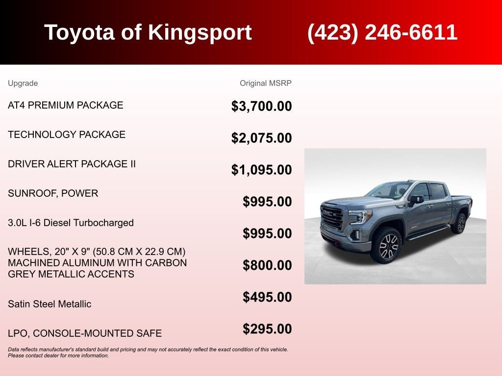 2021 GMC Sierra 1500 AT4