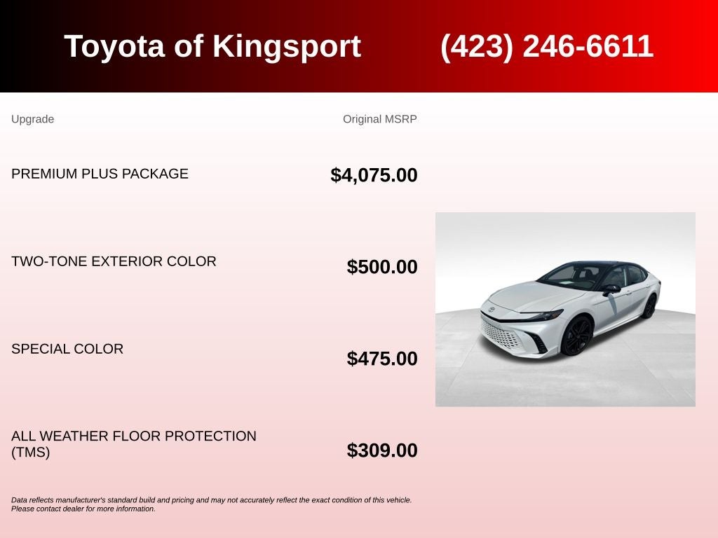 2025 Toyota Camry XSE