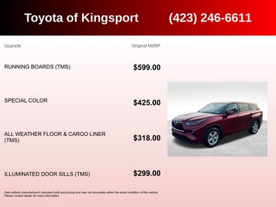 2022 Toyota Highlander Hybrid LE