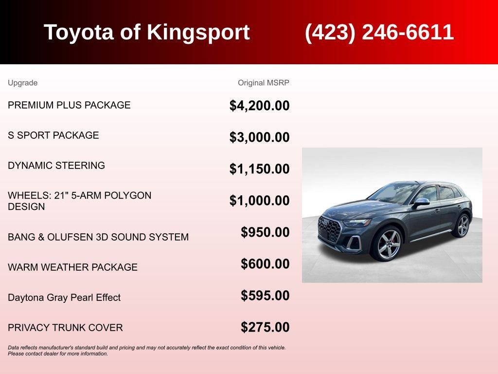 2022 Audi SQ5 Premium Plus quattro