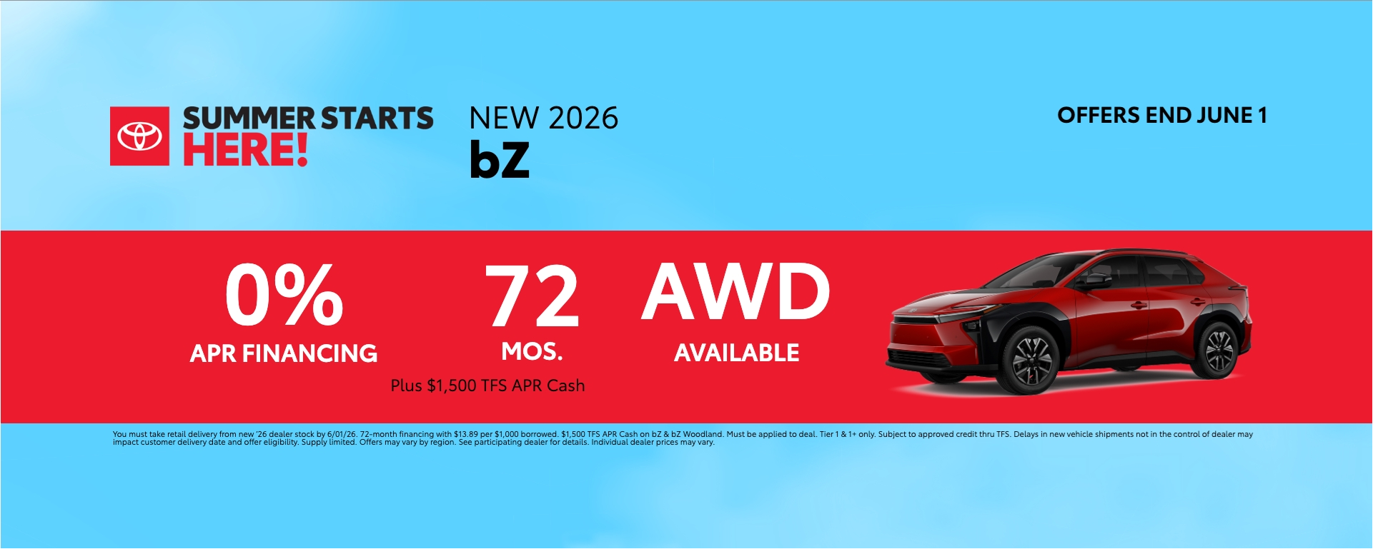 2026 Toyota bZ 
