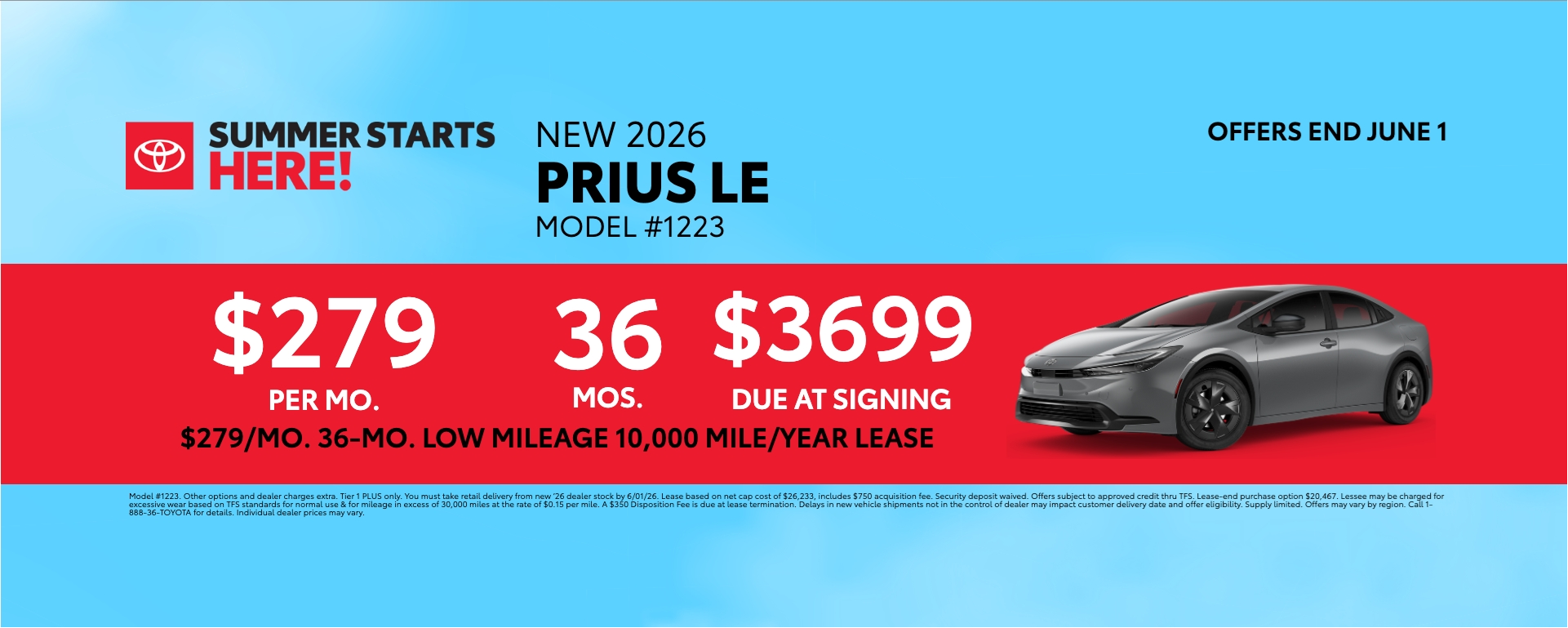 2026 Toyota Prius XLE