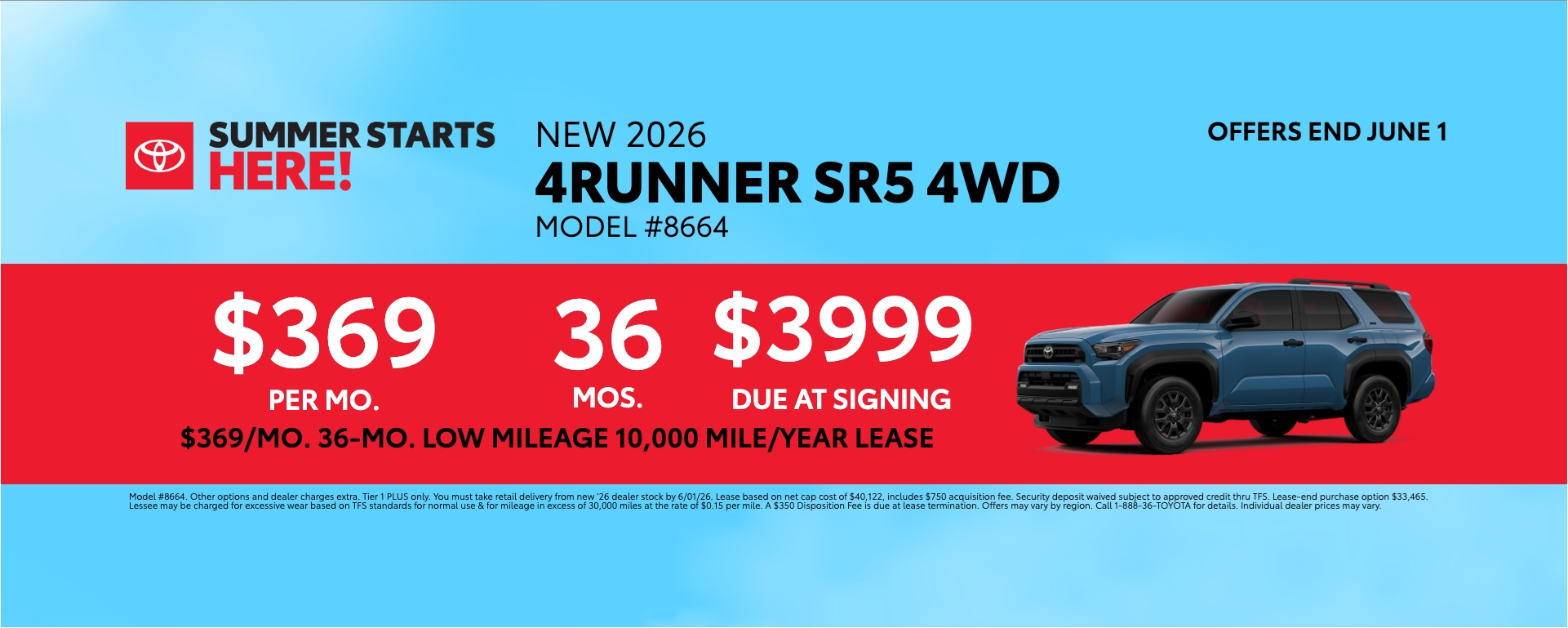 2026 Toyota 4Runner SR5 