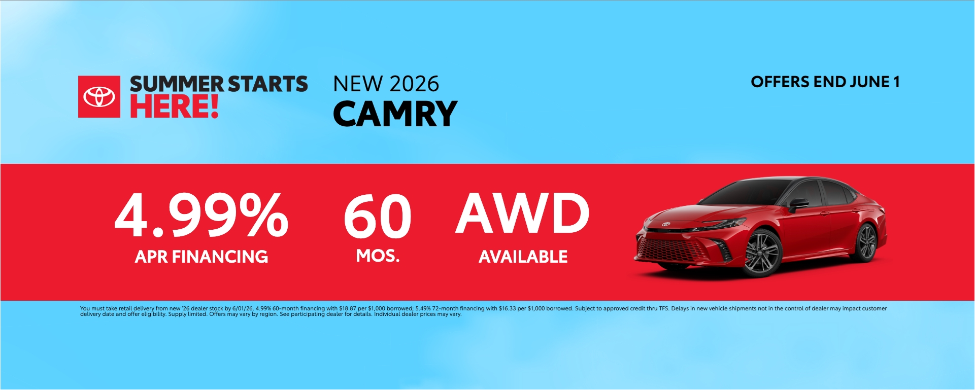 2026 Toyota Camry XSE 