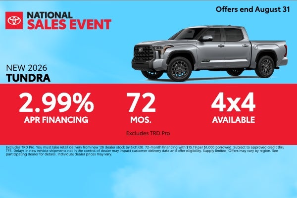 Silver Tundra on APR Offer