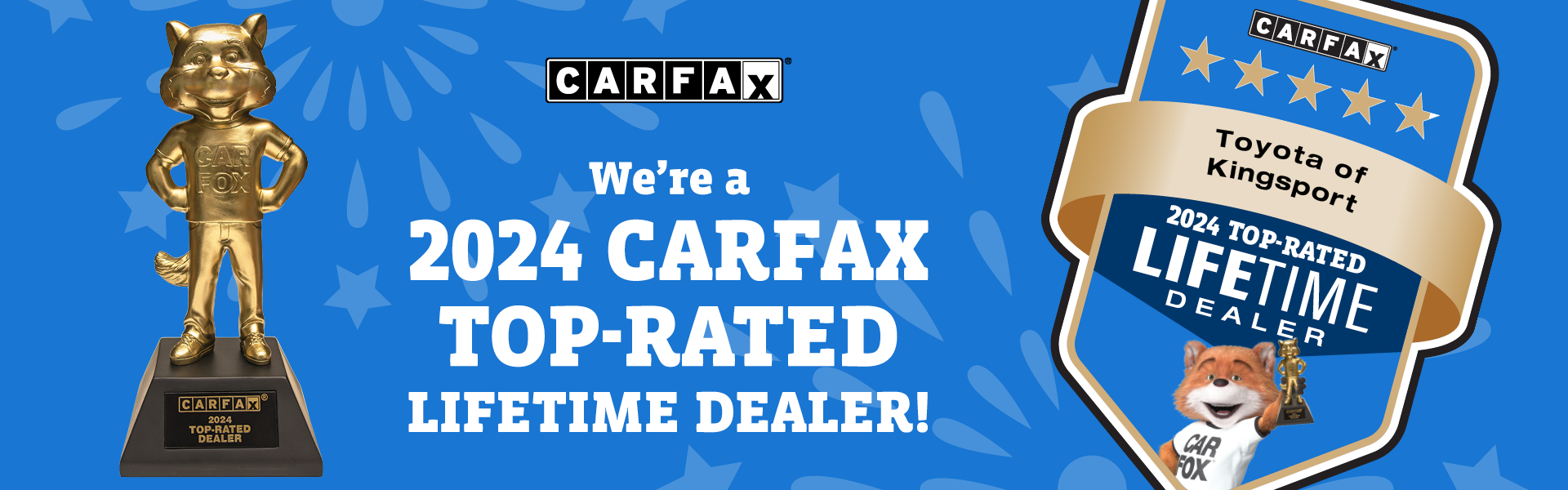 Toyota of Kingsport | 2024 Carfax top-rated lifetime dealer!