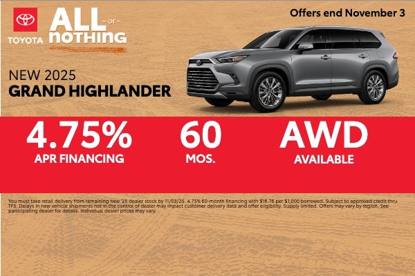 New Toyota Special Offers & Incentives | Toyota of Kingsport Specials ...