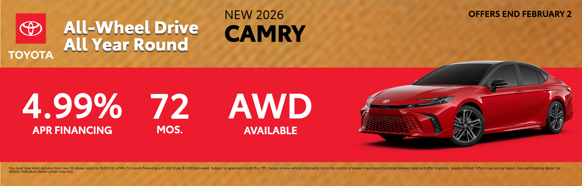 NEW 2026 CAMRY
