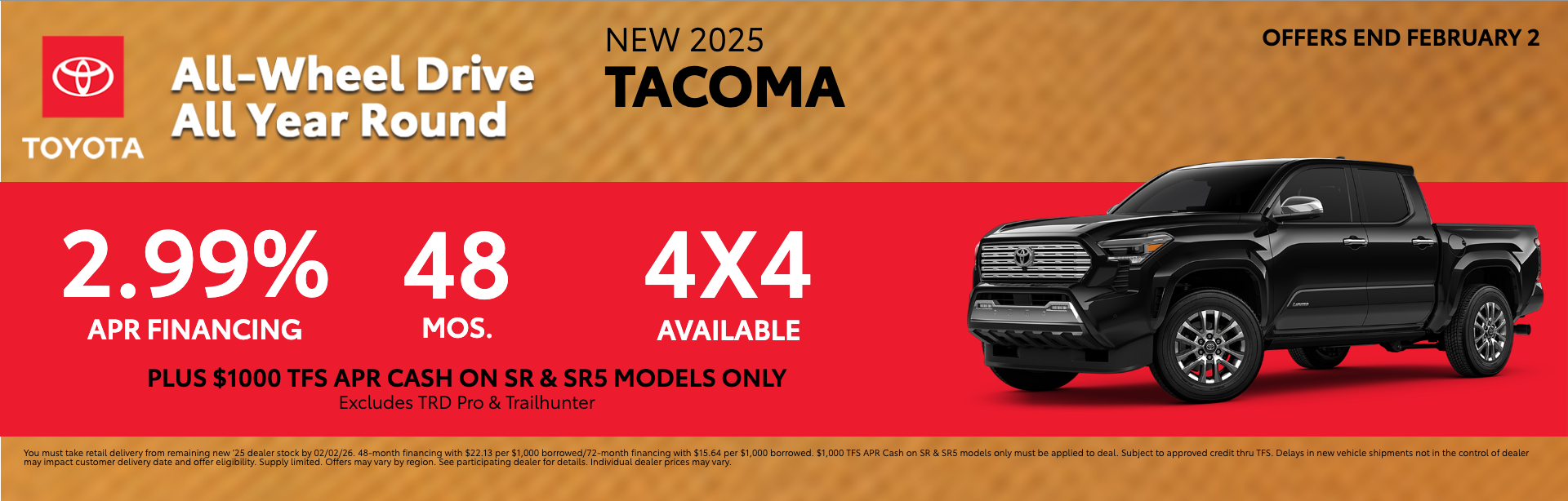 NEW 2025 TACOMA