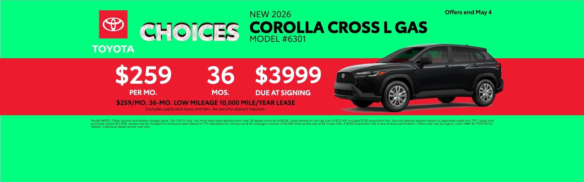 Corolla Cross L Gas